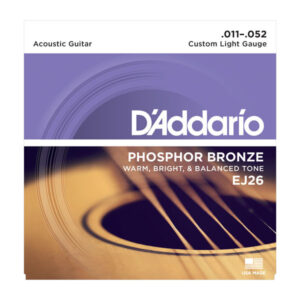 D'Addario EJ26 Phosphor Bronze Acoustic Guitar Strings 11-52