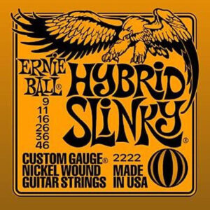 Ernie Ball 2222 Electric Guitar Strings Hybrid Slinky 9-46