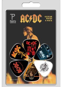 Perris 6-Pack AC/DC Licensed Guitar Picks Pack 4.