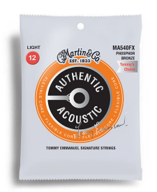 Martin Flexible Core "Tommy's Choice" 92/8 Phosphor Bronze Light Guitar String Set (12-54)