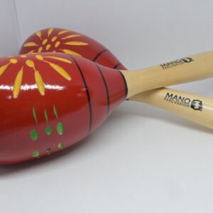 Maracas Wooden Red Pair UE410.