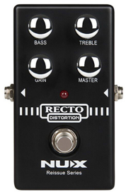 NU-X Reissue Series Recto Distortion Effects Pedal Famous American pre-amp high gain tone from the 90s'