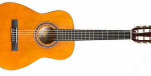 Valencia VC102 1/2 Size Nylon string Guitar Natural Finish.