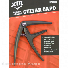 XTR GPX50B Guitar Capo Acoustic or Electric Guitar.