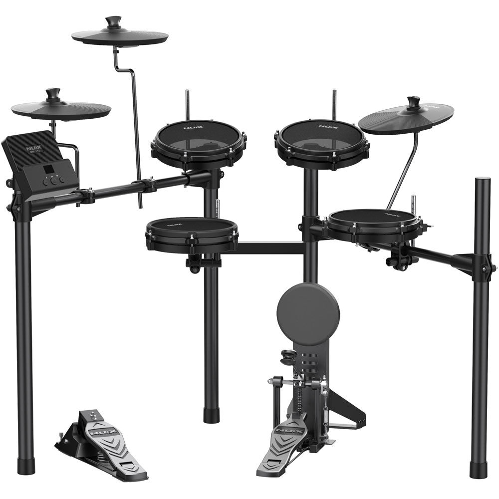 NU-X DM110 Portable 8-Piece Electronic Drum Kit with Mesh Heads ex Demo