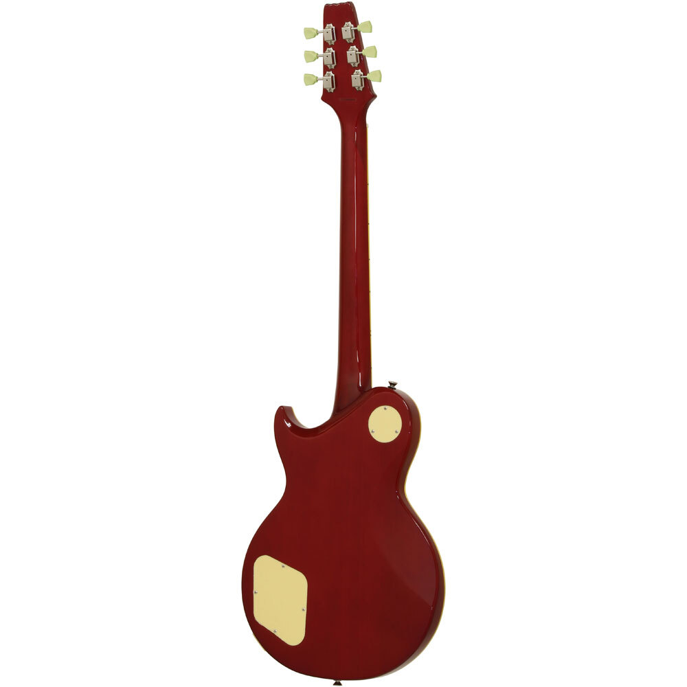 Aria PE-350STD Series Electric Guitar in Aged Cherry Sunburst - Image 2